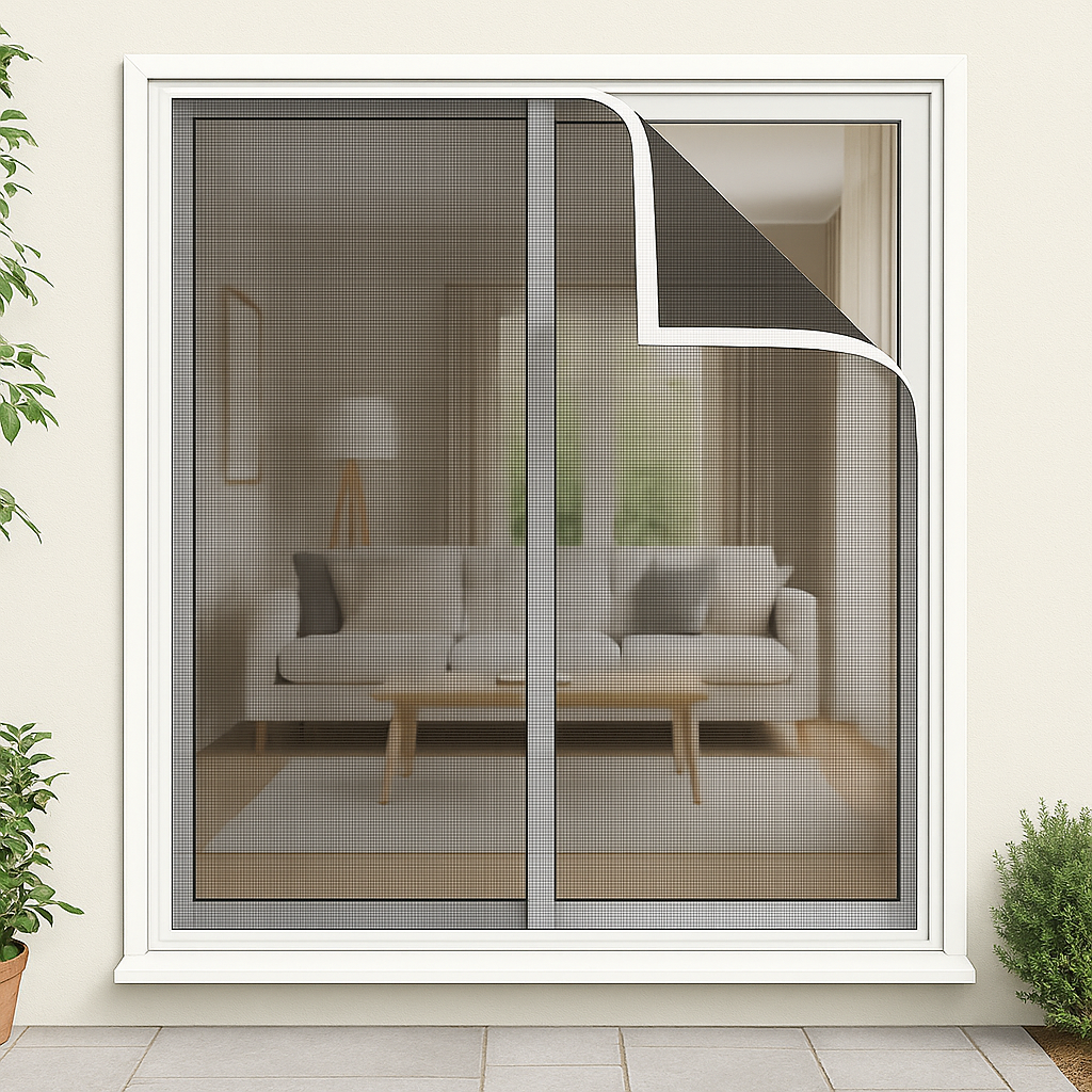 Bay window mosquito net